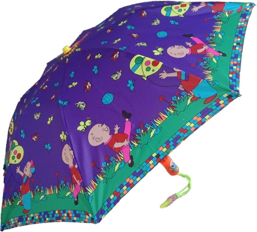Popy Children's Printed Folding Umbrella Blue Umbrella Buy Popy