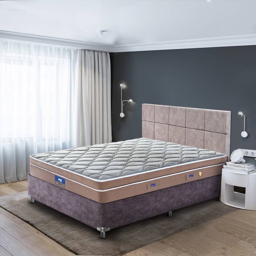PEPS Restonic Geneva Bonnel Euro Top Beige 78x66x08 8 inch Queen Bonnell Spring Mattress Price