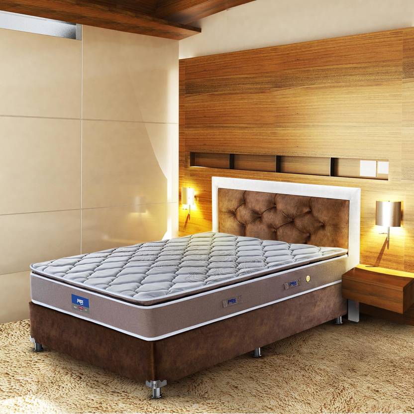 PEPS Restonic Geneva Bonnel Pillow Top Beige 72x48x08 8 inch Double