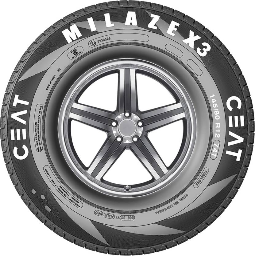 Ceat 14580r12 Milaze X3 Tl 74t 4 Wheeler Tyre Price In India Buy Ceat 14580r12 Milaze X3 Tl 1046