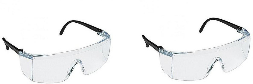 3M 1709 IN Safety Eyewear, Safety Goggles Pack of 2 Power Tool  Safety Goggle(Free-size)