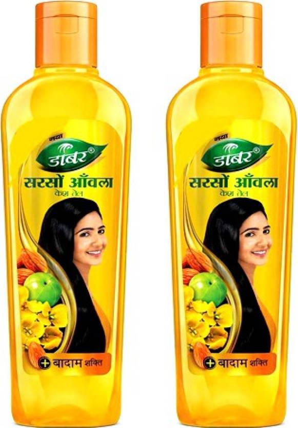 Dabur Sarson Hair Oil ( 500 ml * Pack of 2) Hair Oil - Price in India ...