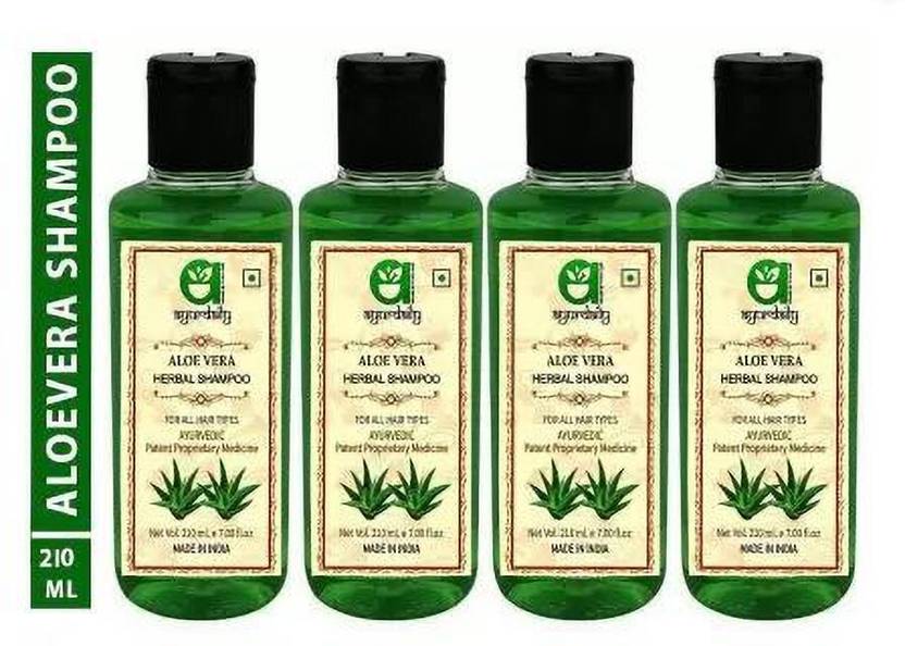 Ayurdaily Aloevera Shampoo For Silky Stronger Hair 210ML Pack Of 4 Price In India Buy 