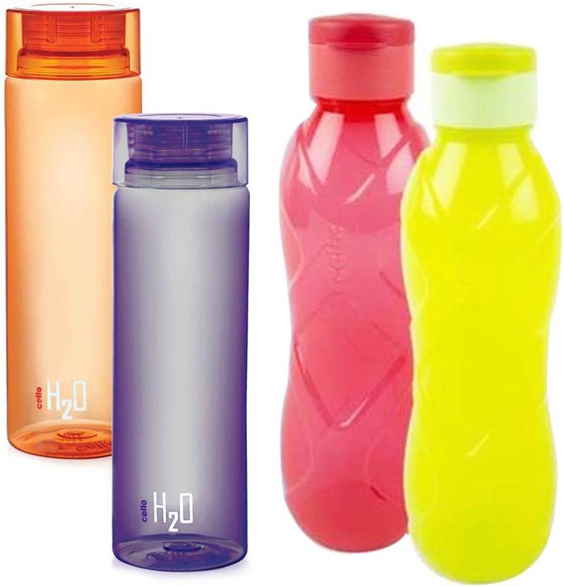 cello 2 H2O FRIDGE WATER BOTTLE 1000ML + 2 BOTTLES 1000 ml Bottle Buy