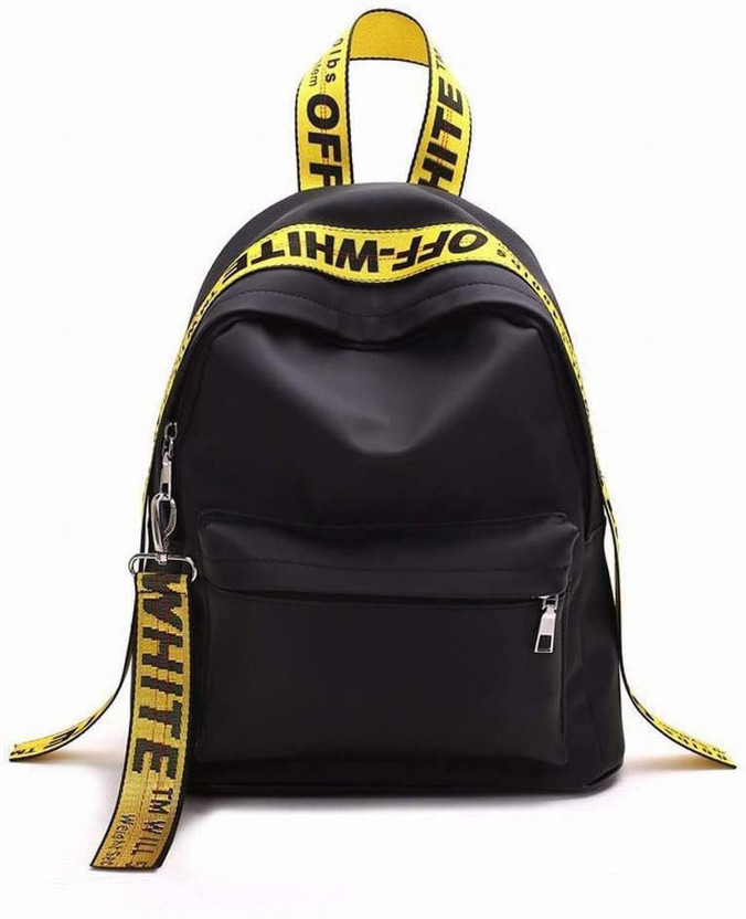 Black Yellow Color 21 L Laptop Backpack 