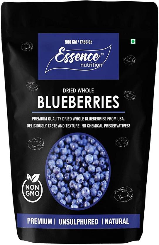 Essence Nutrition Dried Whole American Blueberries [Premium Quality