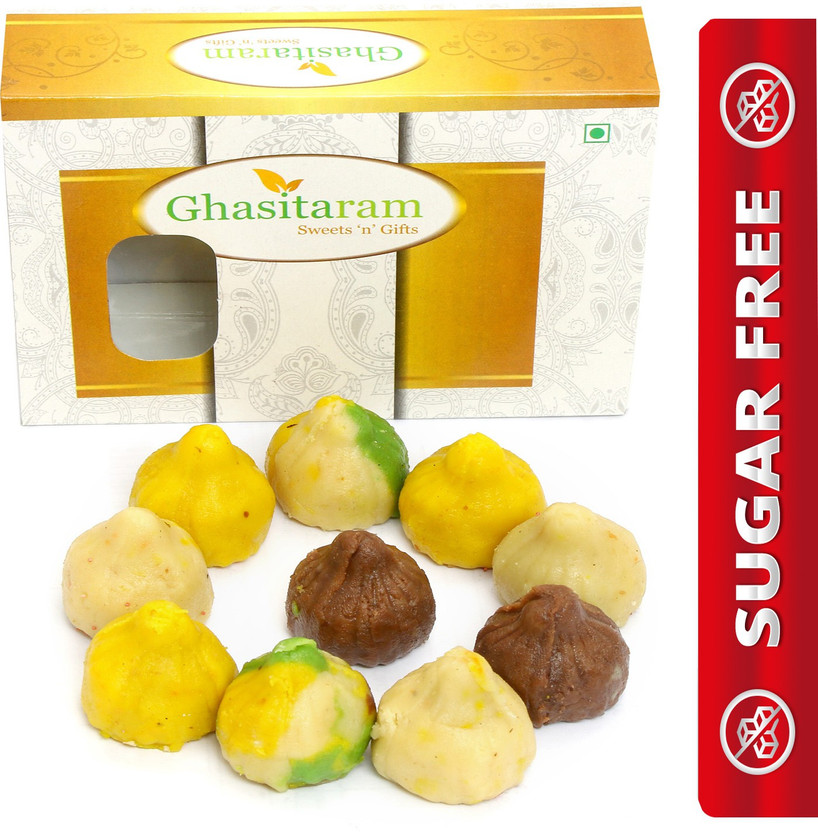 Ghasitaram Gifts Kaju Mawa Mix Sugarfree Modaks(200 g)