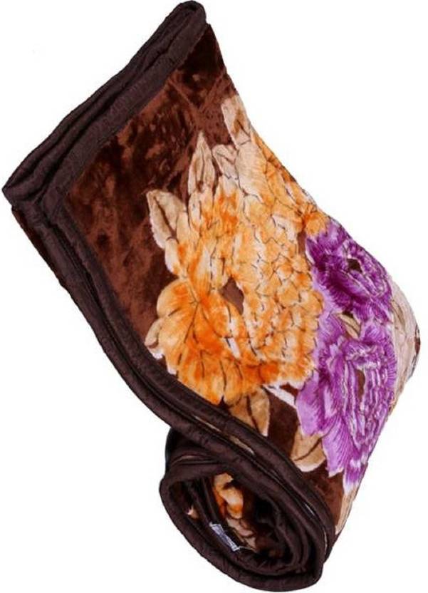 GKM Floral Single Mink Blanket Buy GKM Floral Single Mink Blanket