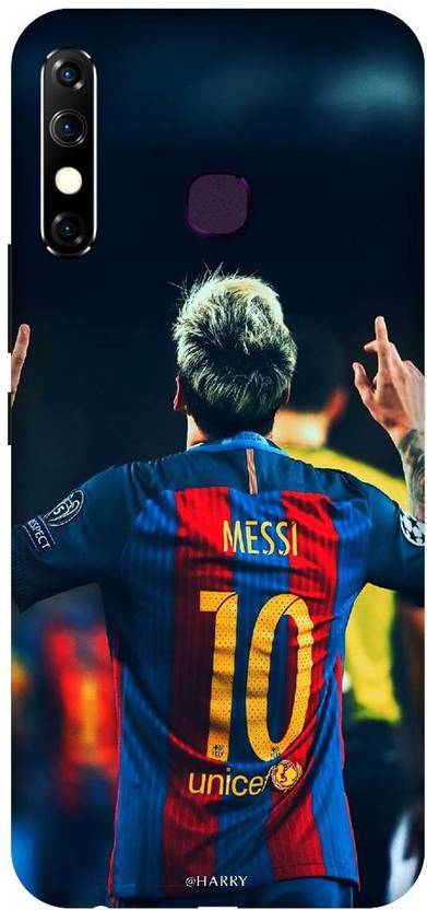SAVETREE Back Cover for Infinix Hot 8 Printed Messi Back Cover
