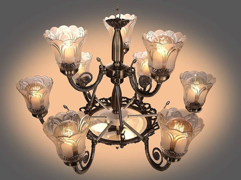 KINIS KIN8827 12 LIGHT Jhoomar/ Chandelier/ Jhoomar Hanging Light