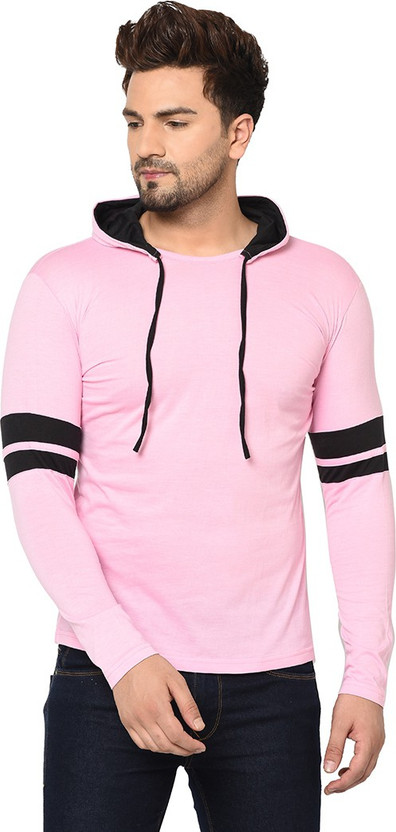 Pink hooded t shirt Clearance