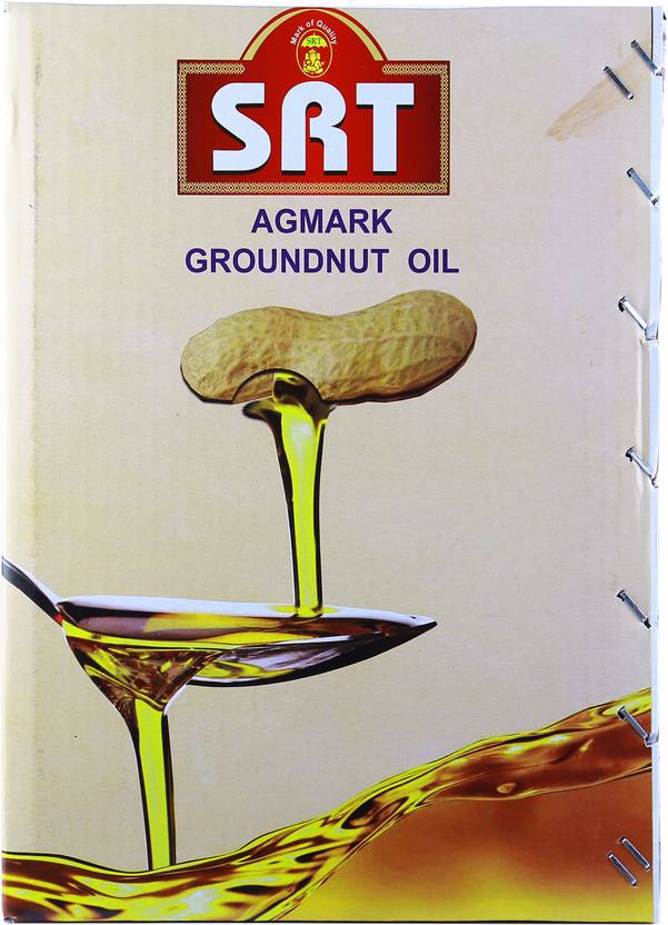 SRT AGMARK Grade 1 Groundnut Oil 15 KG TIN Groundnut Oil Tin Price in