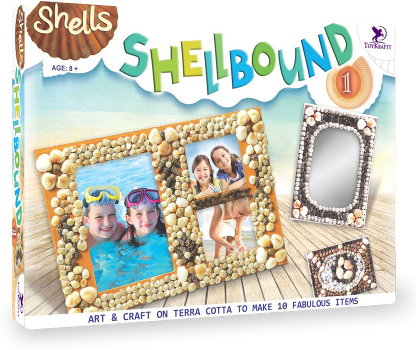 ToyKraftt ToyKraftt Toykraft: Shellbound 1 - Do It Yourself Shell Craft Activity Kit for Kids Aged 7 Years to Adults - Flipkart Deal