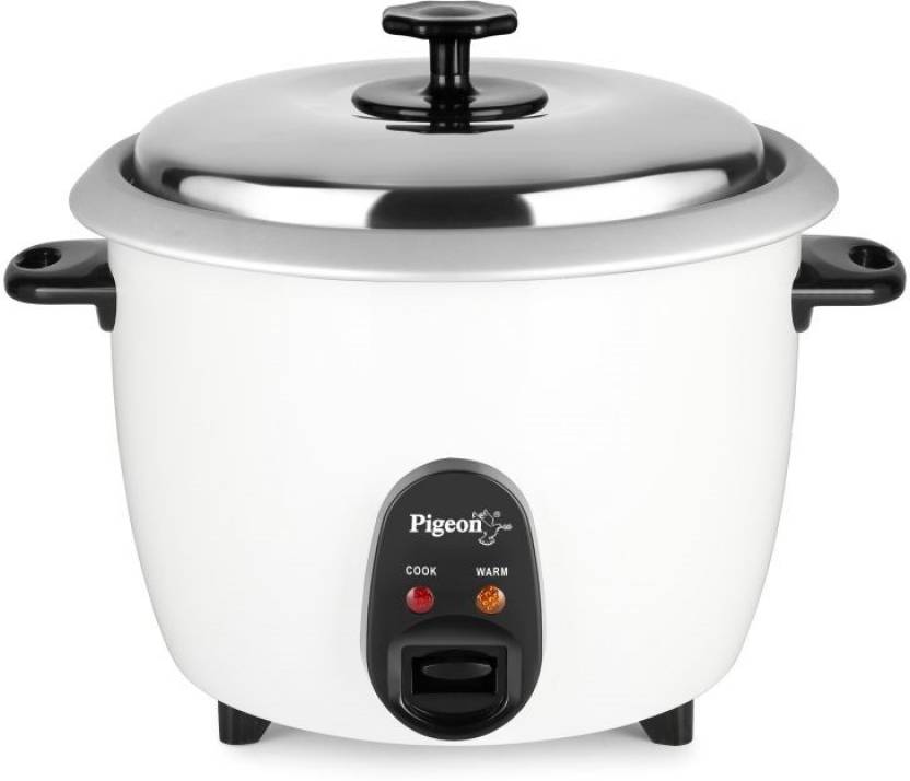 Pigeon joy (with ss lid) - 1.8 l (single pot) Electric Rice Cooker with ...