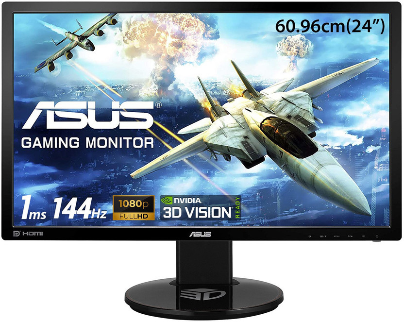 ASUS 60.96 cm (24 inch) Full HD TN Panel Anti Glare||Stereo Speakers Gaming Monitor (VG248QE)(Response Time: 1 ms, 144 Hz Refresh Rate)