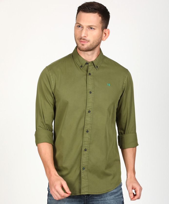Scotch and soda green shirt Clearance