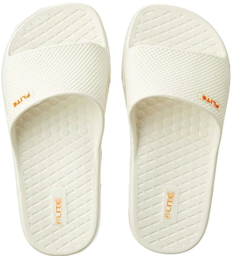 flite white flip flops