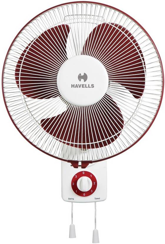 HAVELLS ACCELERO 400 mm 3 Blade Wall Fan Price in India Buy HAVELLS