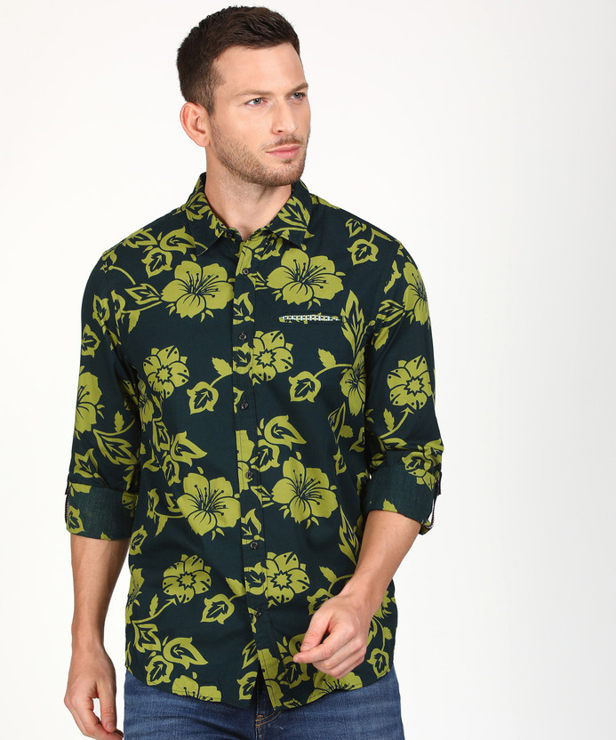 Scotch and soda green shirt Clearance