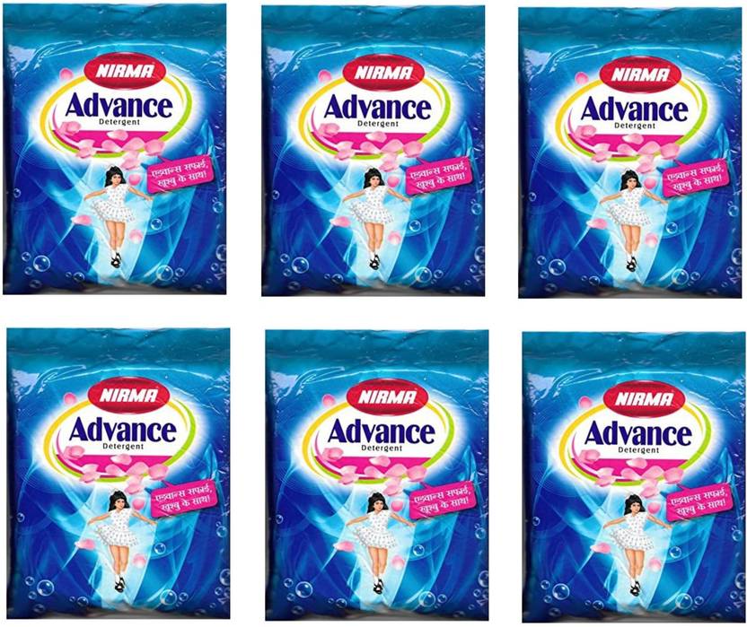 Nirma advance detergent powder 1 kg (pack of 6) Detergent Powder 6 kg