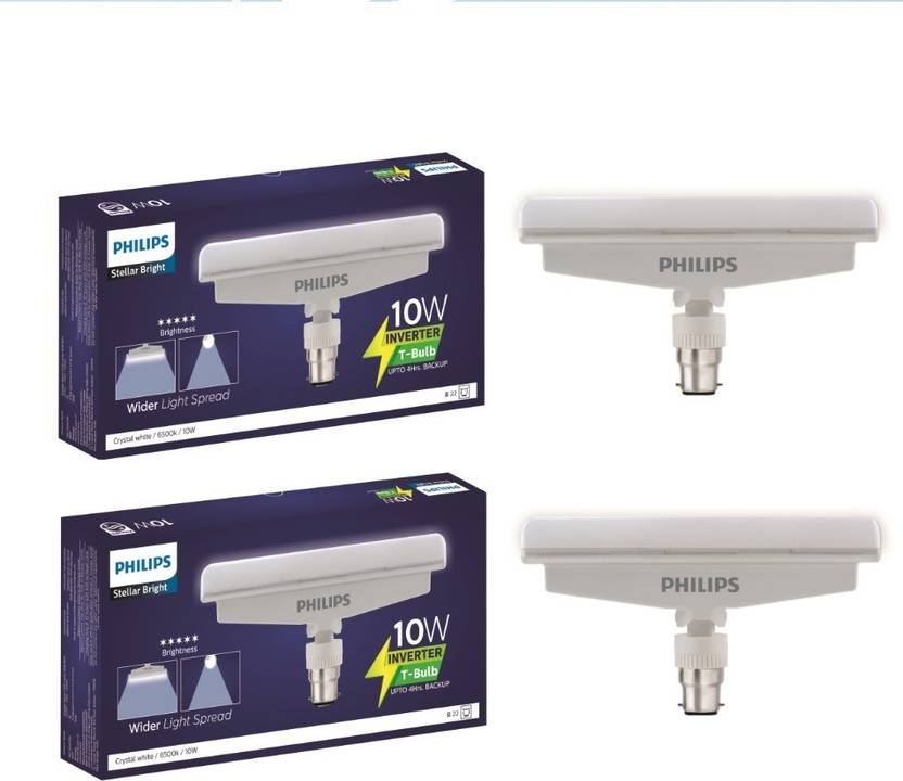 PHILIPS 10 W TBulb B22 Inverter Bulb Price in India Buy PHILIPS 10 W