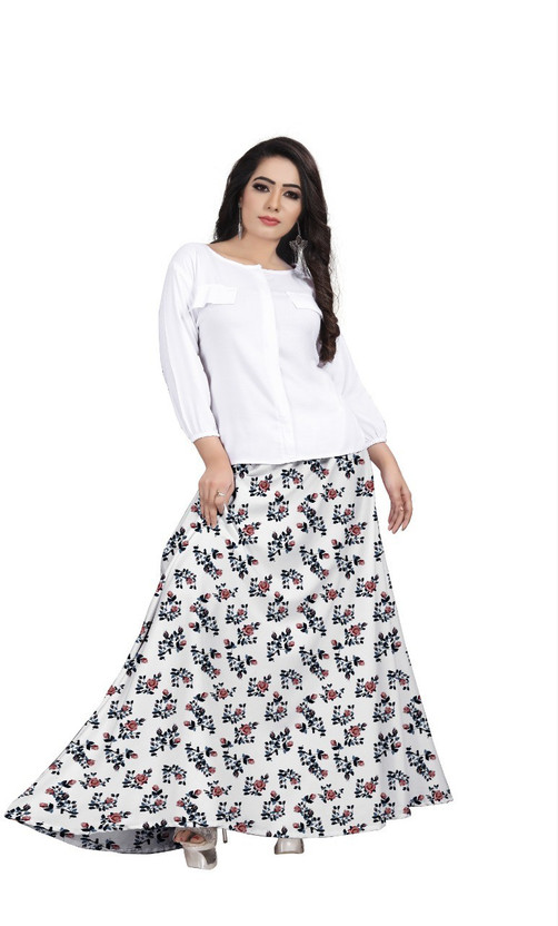 FABFIZA Women Top and Skirt Set - Buy 