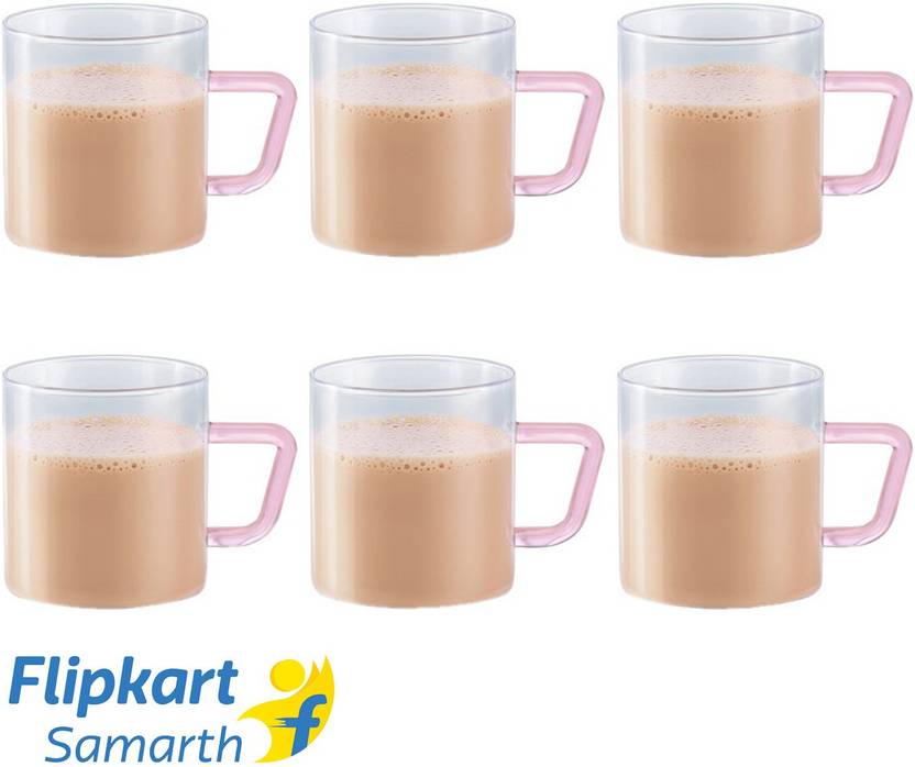 BOROSIL BVCM190PN06 Glass Coffee Mug Price in India Buy BOROSIL