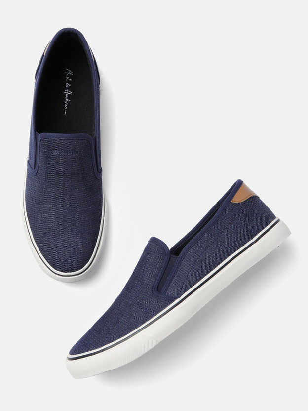 Mast \u0026 Harbour Men Navy Blue Slip-On