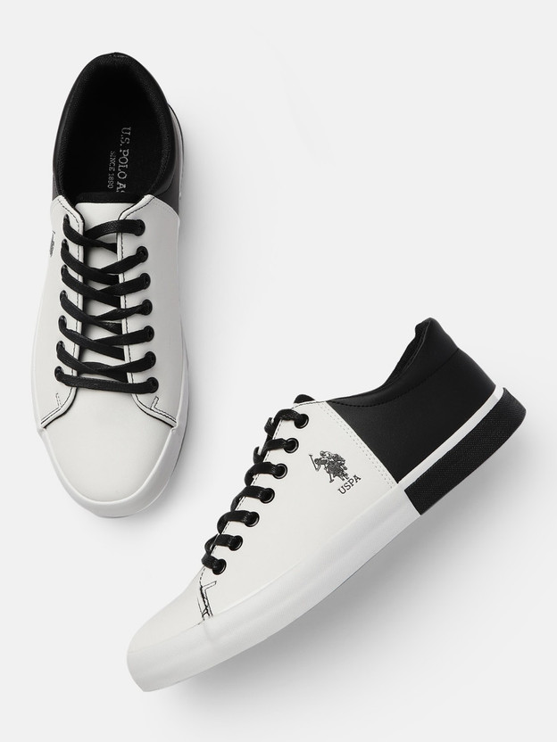 us polo white casual shoes