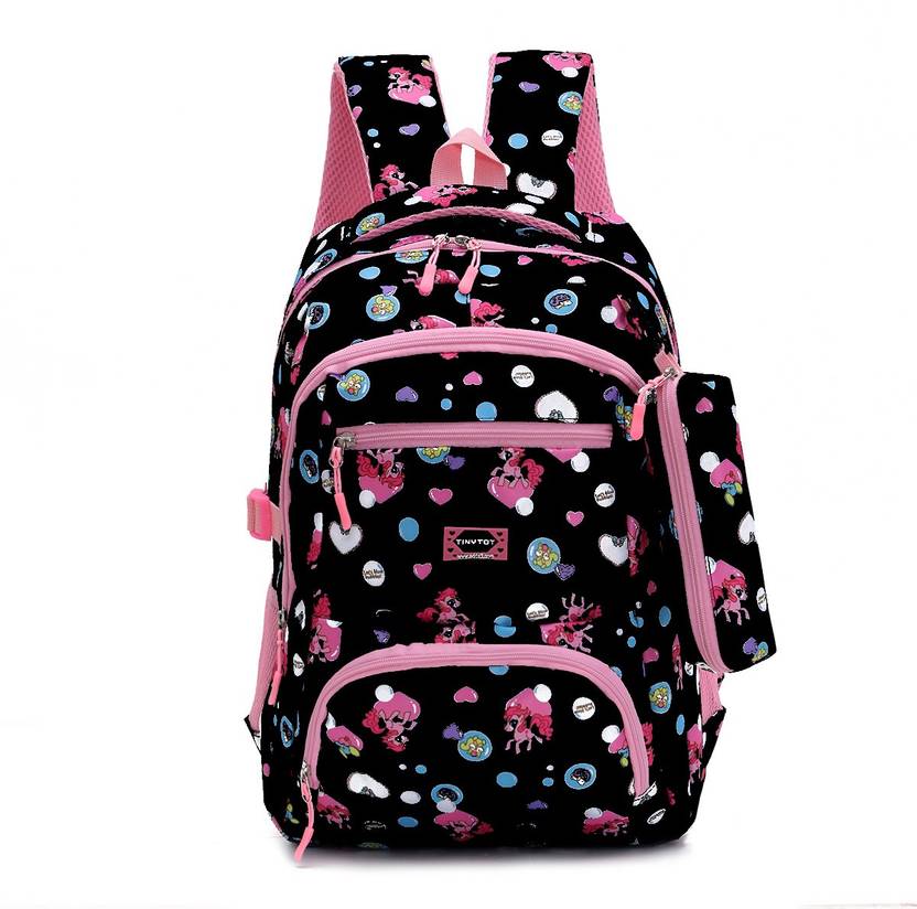 Tinytot SB118_01 School Backpack College Bag Travel Bag