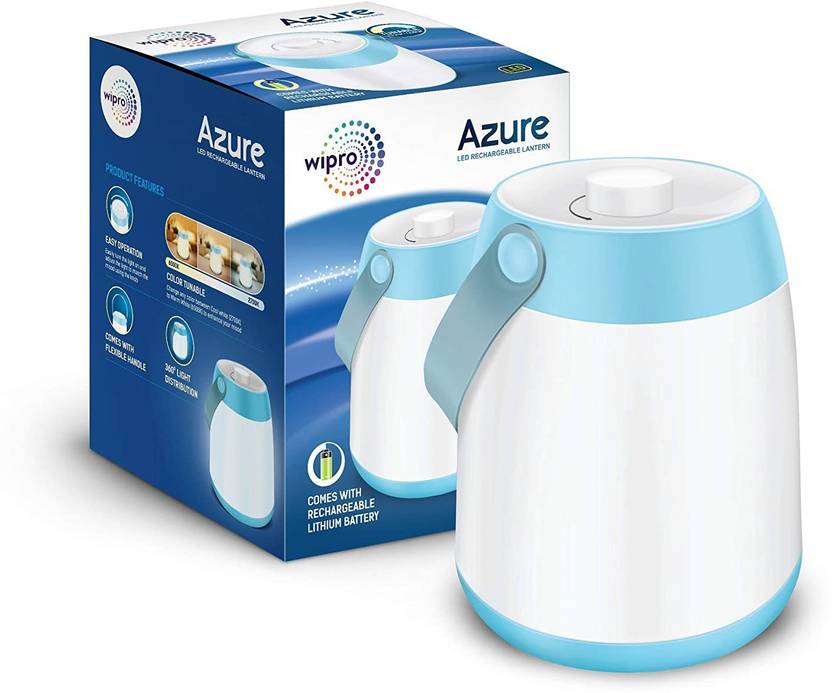 Wipro Azure LED Rechargeable Lantern 4 hrs Lantern Emergency Light