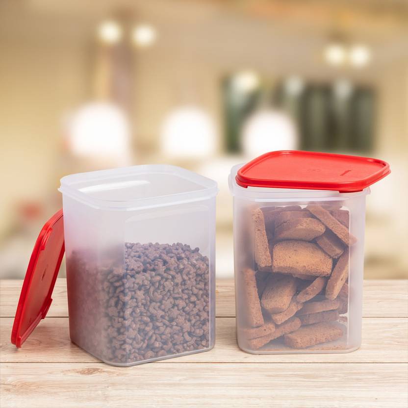 TUPPERWARE Square Bulk Storage Containe - 5.5 L Plastic Grocery