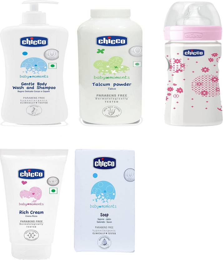 Chicco Body Wash Shampoo 200ml, Rich Cream 100ml, Soap ...