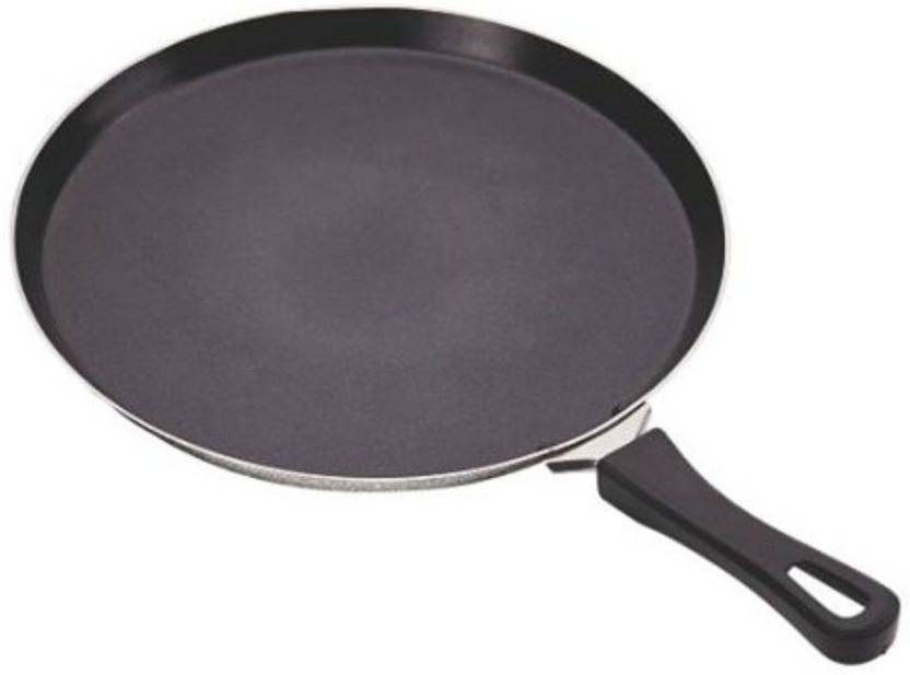 Rico Nonstick Aluminium Dosa Flat Tava, Omelet Fry Pan, 3 Layer Non