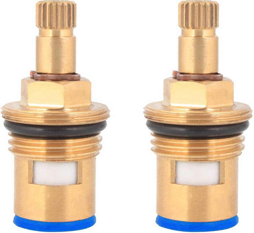 Acetap Brass Ceramic Disc Cartridge Quarter Turn 1/2 Inch for Hot and