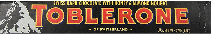 Toblerone Dark Chocolate with Honey and Almond Nougat (Imported) Bar(100 g)