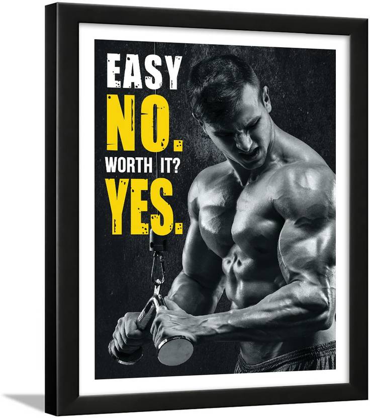 Gym Framed Poster Gym Posters with Frame Framed Gym Motivational