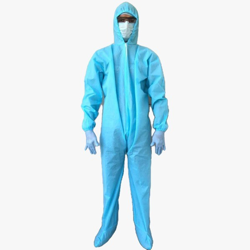 Universal 80 GSM Personal Protective Equipment/PPE Kit-Safety Jacket/Gloves/Shoe Cover/Mask/Safety Goggles Safety Jacket(80 GSM Personal Protective Equipment/PPE Kit-Safety Jacket/Gloves/Shoe Cover/Mask/Safety Goggles)