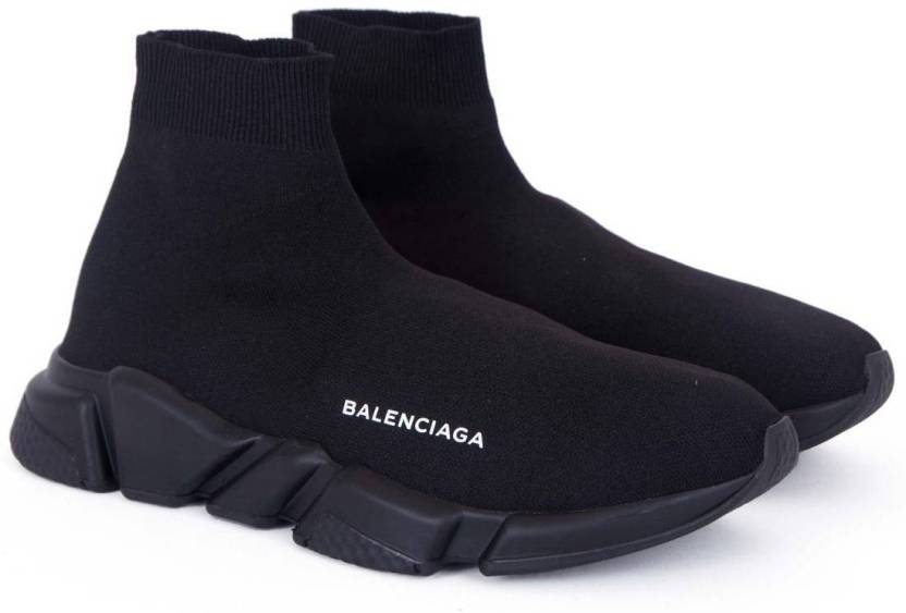 BALENCIAGA Speed Trainer Triple Black Sneakers For Men - Buy BALENCIAGA  Speed Trainer Triple Black Sneakers For Men Online at Best Price - Shop  Online for Footwears in India | Flipkart.com