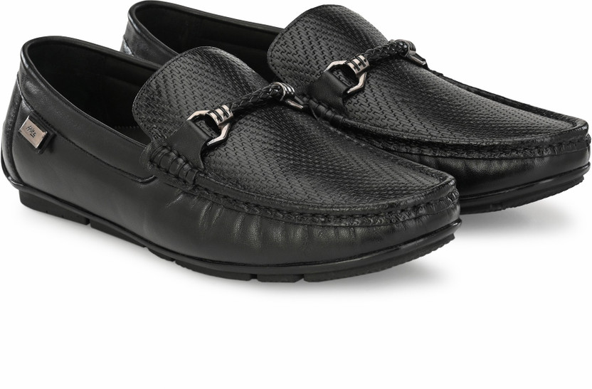 Hitz Black Casual Moccasin Shoe For Men 