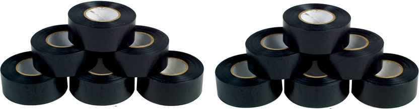 MINI PVC Tape MANUAL PVC TAPE (Manual)(Set of 12, Black)