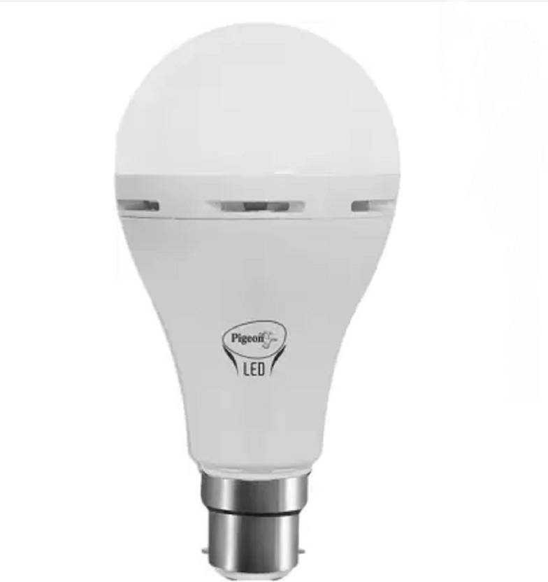 Pigeon Rechargeable LED Emergency Bulb 3.5 hrs Bulb Emergency Light