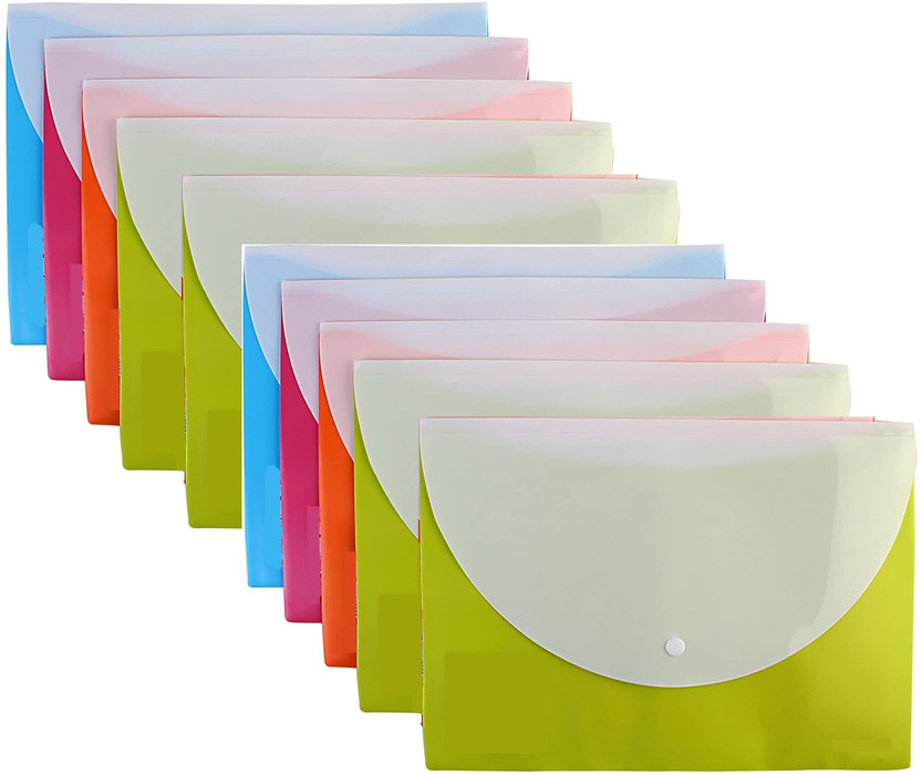 KOLKATA ORCHID ONLINE LD Document Bag(Set Of 5, Multicolor)