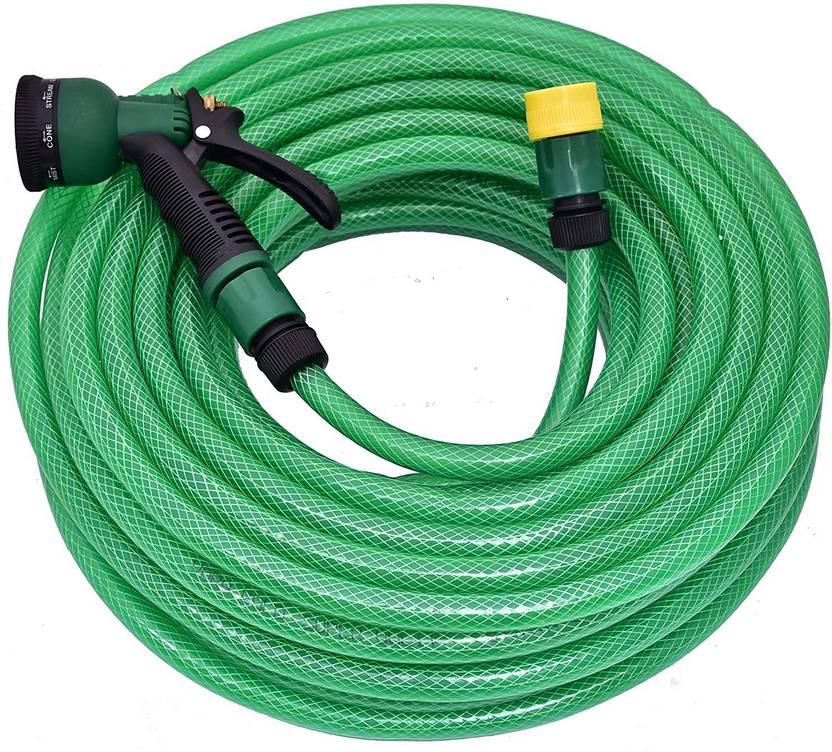 cinagro Heavy Duty 3 Layered Braided Water Hose Pipe (Size 1/2 inch