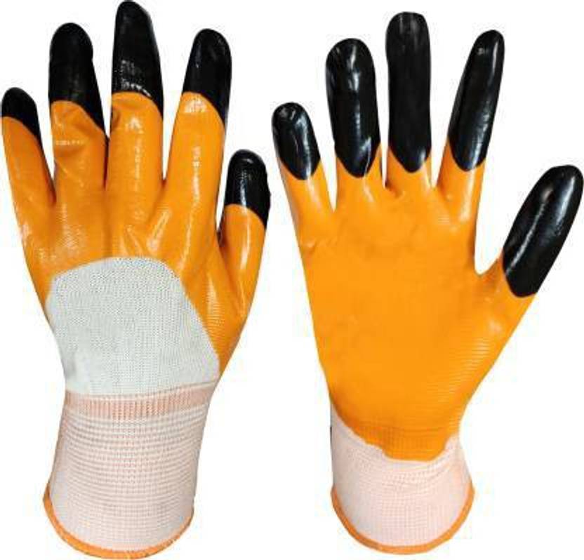 STYLERA 1 PAIR Multipurpose HeavyDuty Reusable Washable Nitrile Coated