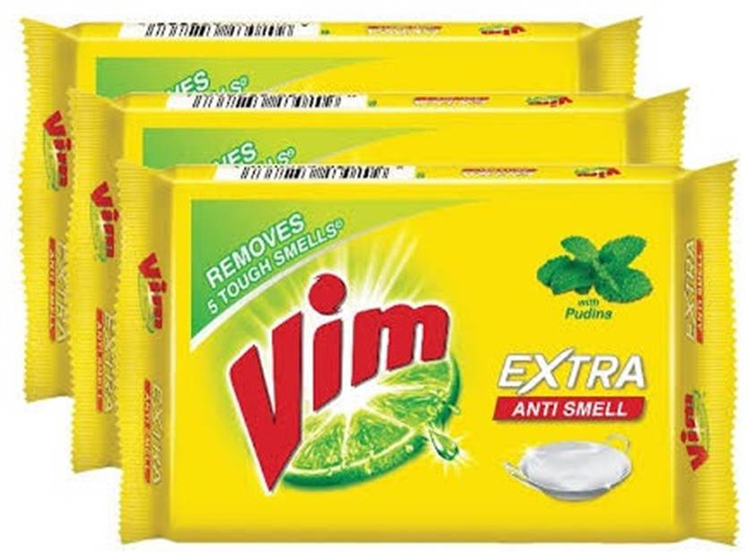 Vim Anti Smell Bar( Pack Of 3 ) Dishwash Bar Price in India Buy Vim