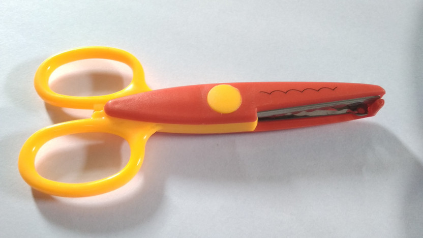 SHARMA SHARMA BUSINESS Art and Craft Paper Shape Cutting Scissor for Office Work and School Assignment Work (Quantity-1 Single Scissor) Design Selected Randomly. Scissors(Set of 1, Red, Yellow, Orange) - Flipkart Deal