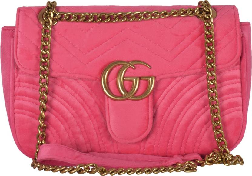 Buy GUCCI Women Pink Hand-held Bag Pink Online @ Best Price in India |  