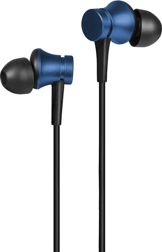 Mi Earphones with Mic, Ultra Deep Bass & Metal Sound Chamber Wired(Blue, In the Ear)