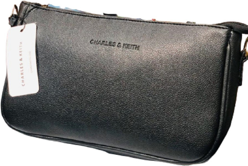 Charles and Keith Black Sling Bag 